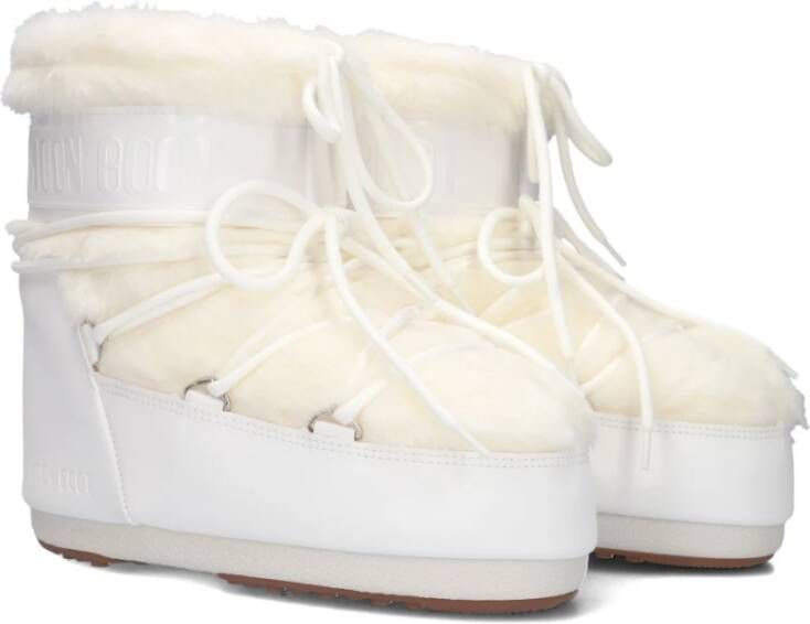 Moon Boot Icon Low Faux Fur Snowboots Sneeuwlaarzen Dames Zwart - Foto 15