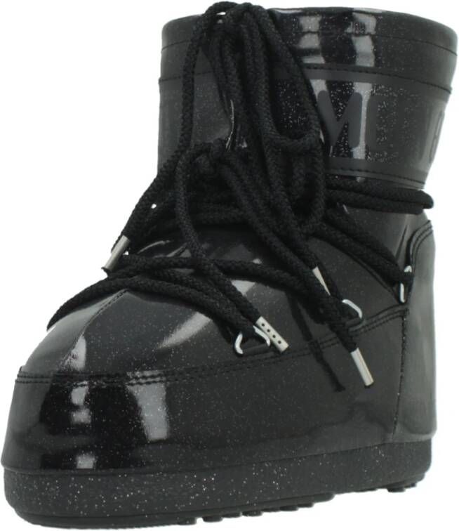 moon boot Lage Glit Icoon Winterlaarzen Black Dames