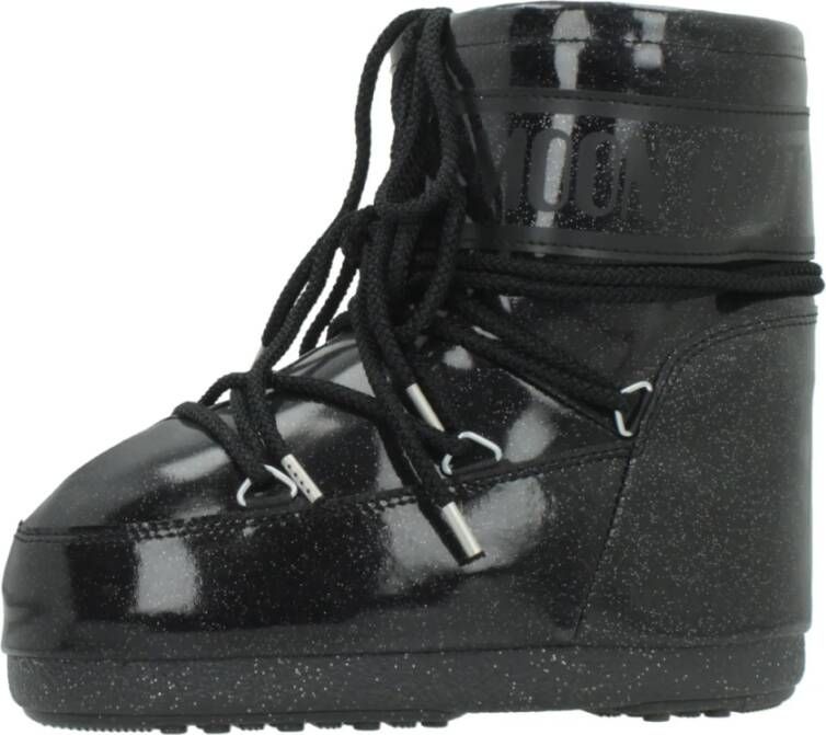 moon boot Lage Glit Icoon Winterlaarzen Black Dames