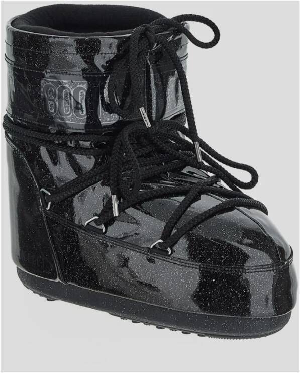 moon boot Lage Glitter Icon Schoen Black Dames