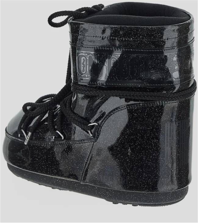 moon boot Lage Glitter Icon Schoen Black Dames