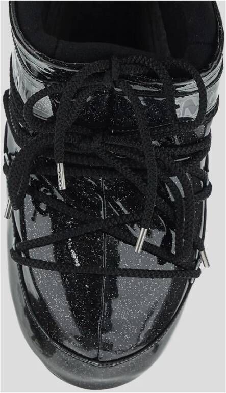 moon boot Lage Glitter Icon Schoen Black Dames