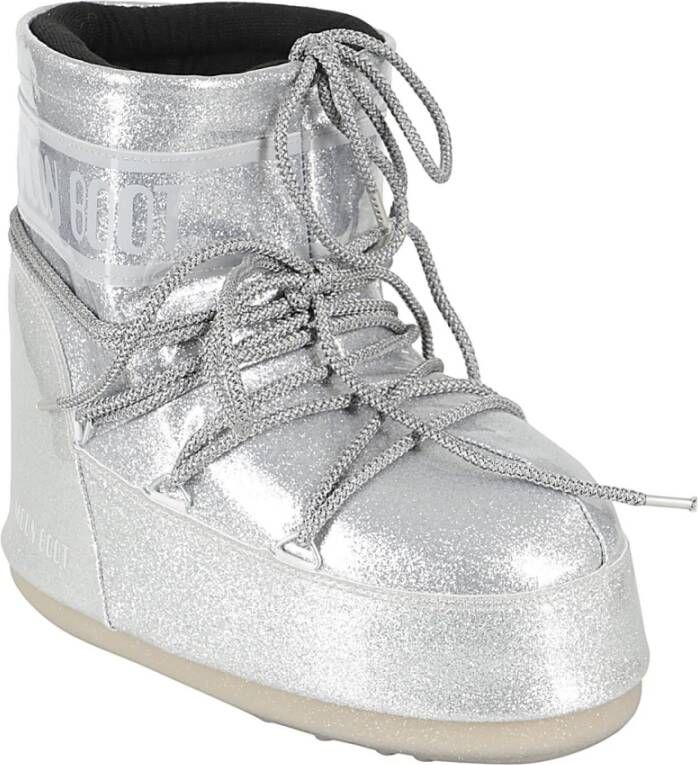 moon boot Lage Glitter Winterlaarzen Gray Dames