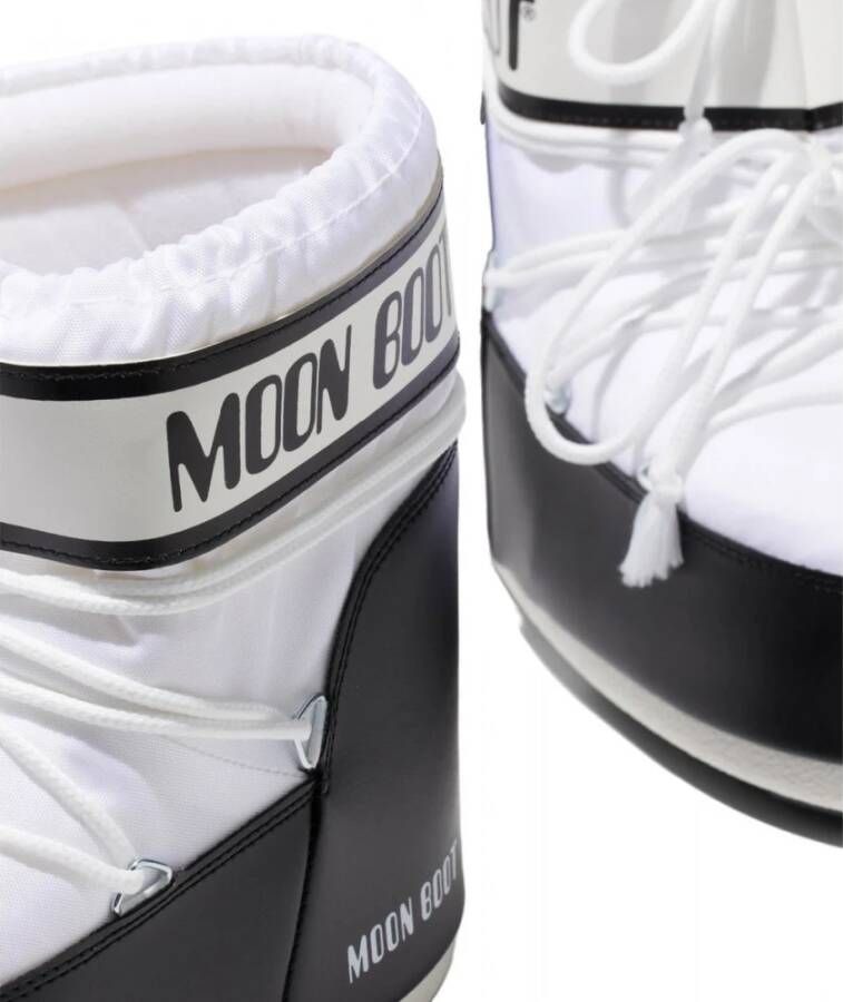 moon boot Lage Nylon Icon Laars Wit White Dames