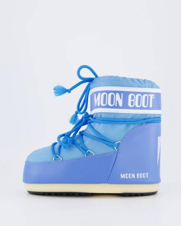 moon boot Lage Nylon Iconische Winterlaarzen Blue Dames