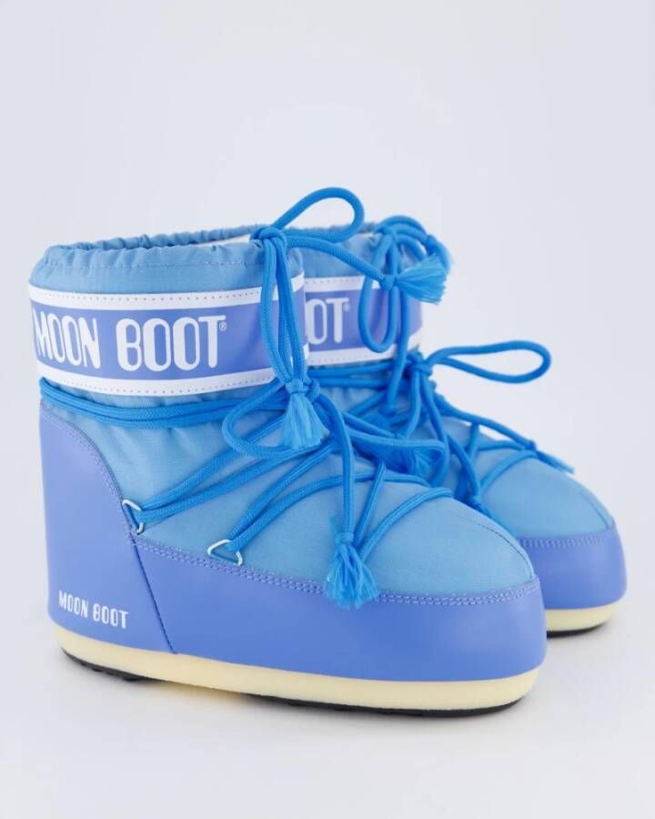 moon boot Lage Nylon Iconische Winterlaarzen Blue Dames