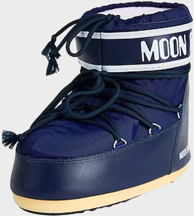 moon boot Lage Nylon Iconische Winterlaarzen Blue Dames