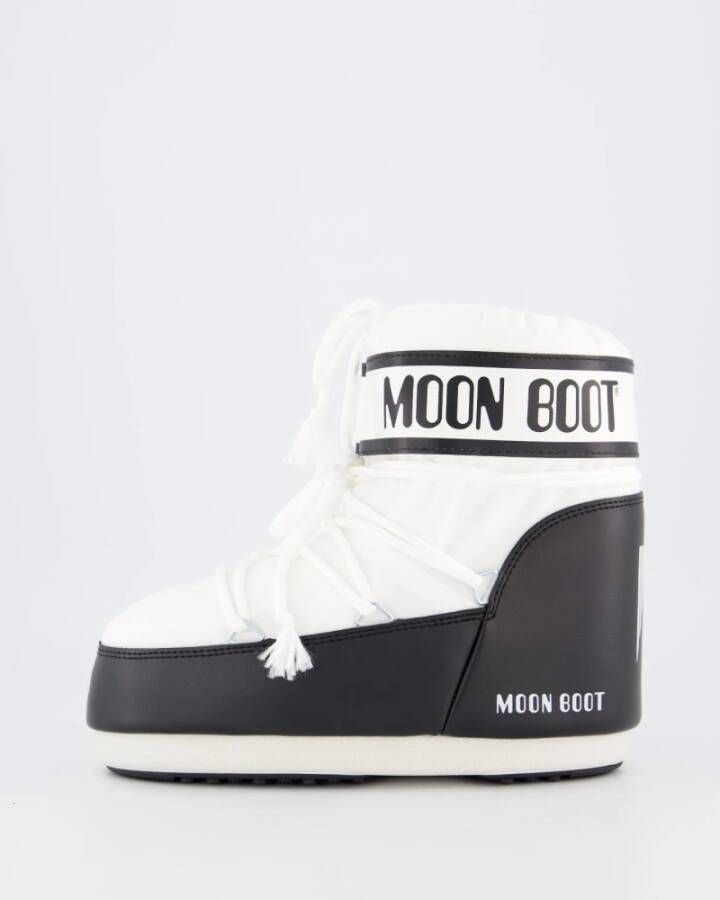 moon boot Lage Nylon Iconische Winterlaarzen White Dames