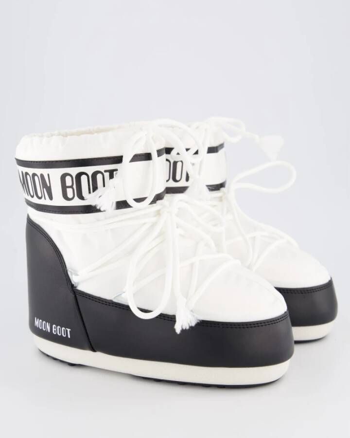 moon boot Lage Nylon Iconische Winterlaarzen White Dames