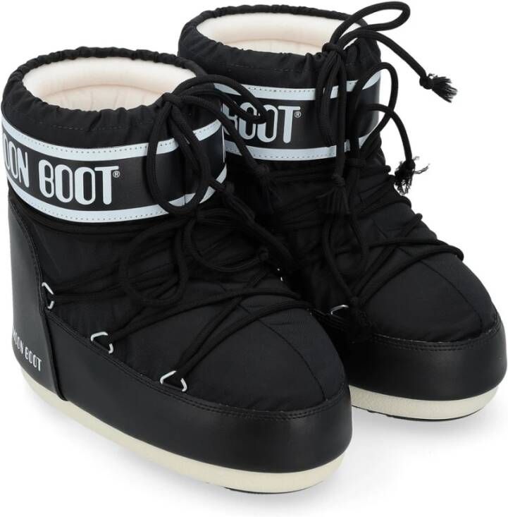 moon boot Lage Nylon Zwarte Icon Laarzen Black Dames