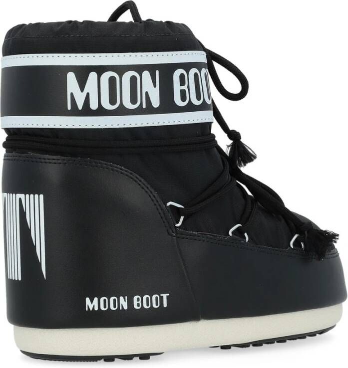 moon boot Lage Nylon Zwarte Icon Laarzen Black Dames