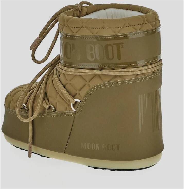 moon boot Lage Quilt Synthetische Schoen Beige Dames