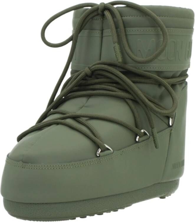 moon boot Lage Rubberen Winterlaarzen Green Dames