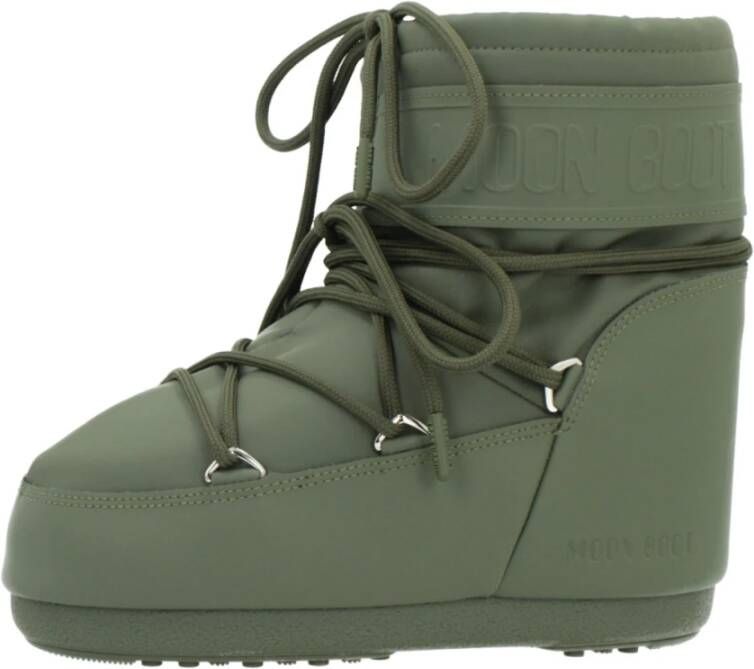 moon boot Lage Rubberen Winterlaarzen Green Dames