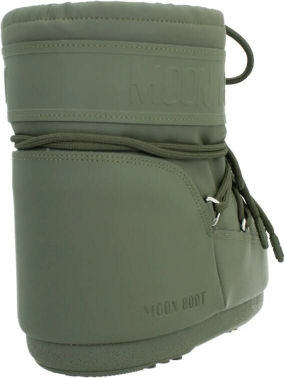 moon boot Lage Rubberen Winterlaarzen Green Dames