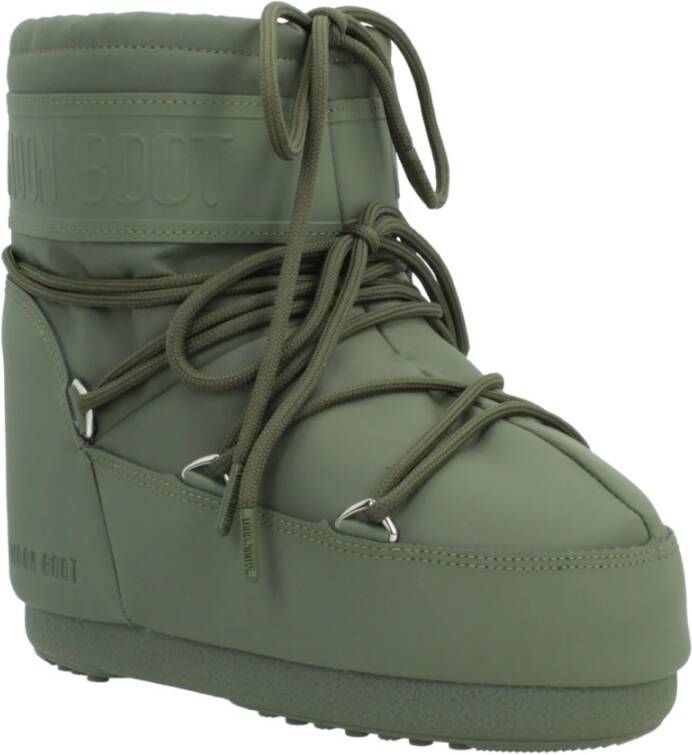 moon boot Lage Rubberen Winterlaarzen Green Dames