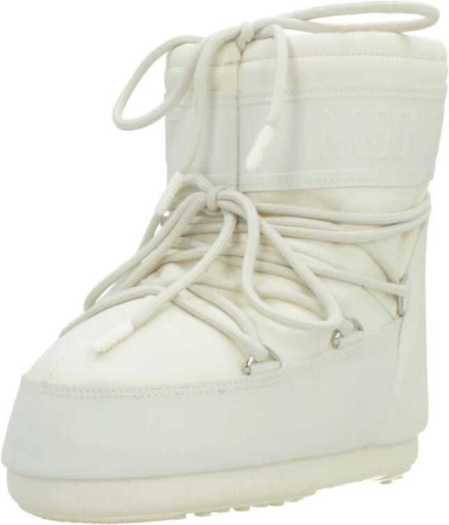 moon boot Lage Rubberen Winterlaarzen White Dames