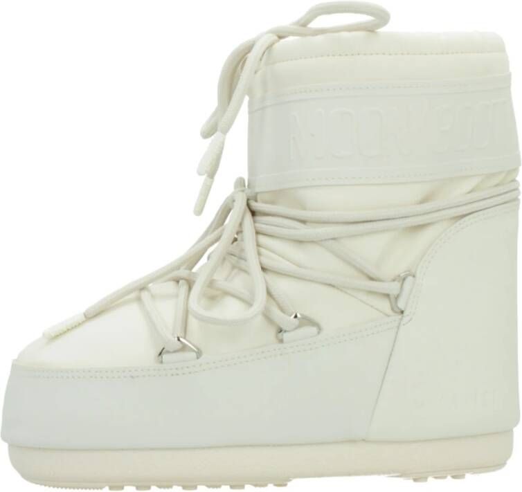 moon boot Lage Rubberen Winterlaarzen White Dames