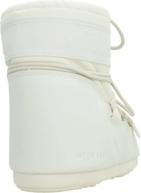 moon boot Lage Rubberen Winterlaarzen White Dames