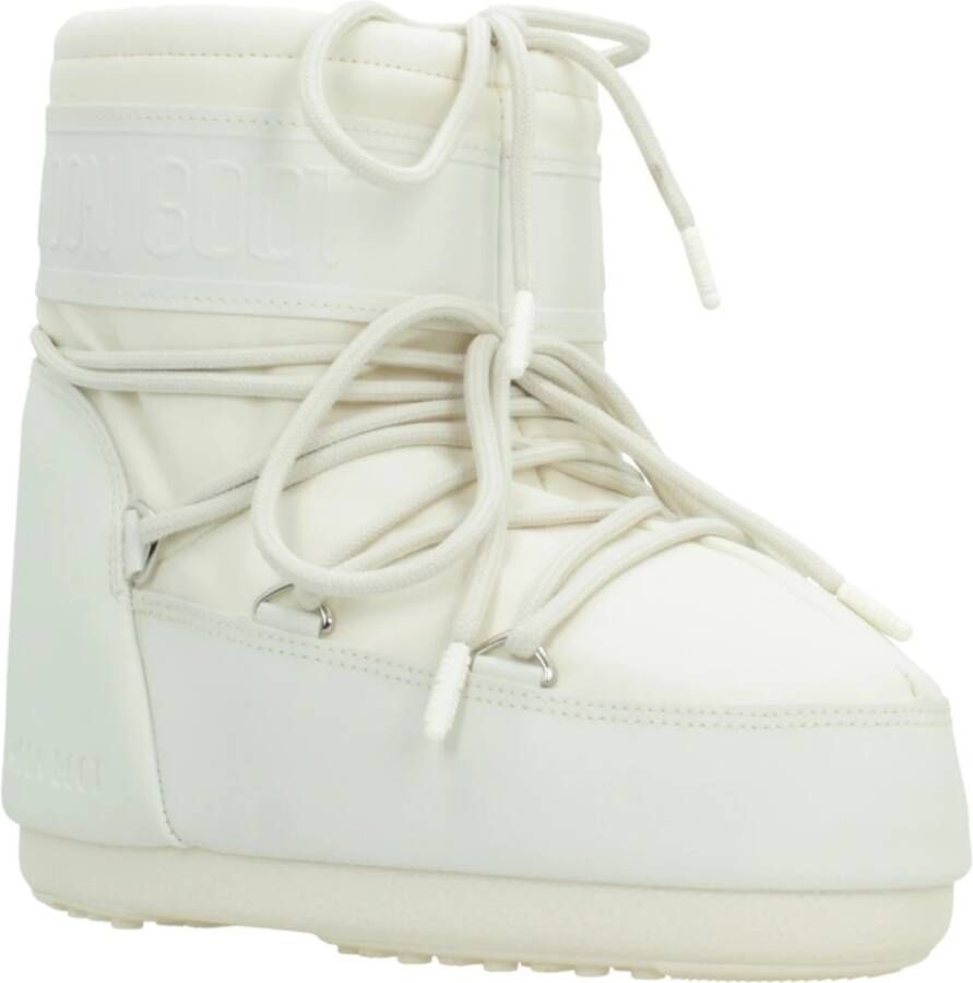 moon boot Lage Rubberen Winterlaarzen White Dames