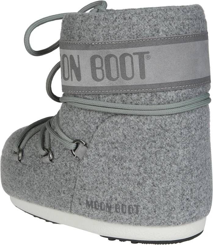 moon boot Lage Vilt Icon Laars Gray Dames