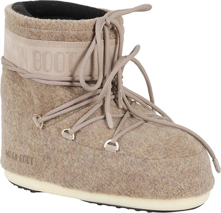 moon boot Lage Vilt Icoon Winterlaarzen Brown Dames