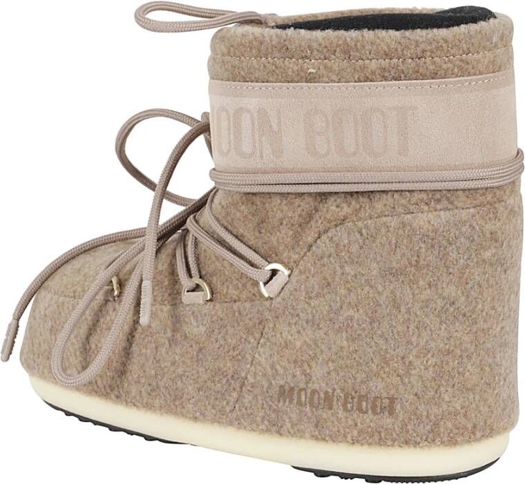 moon boot Lage Vilt Icoon Winterlaarzen Brown Dames