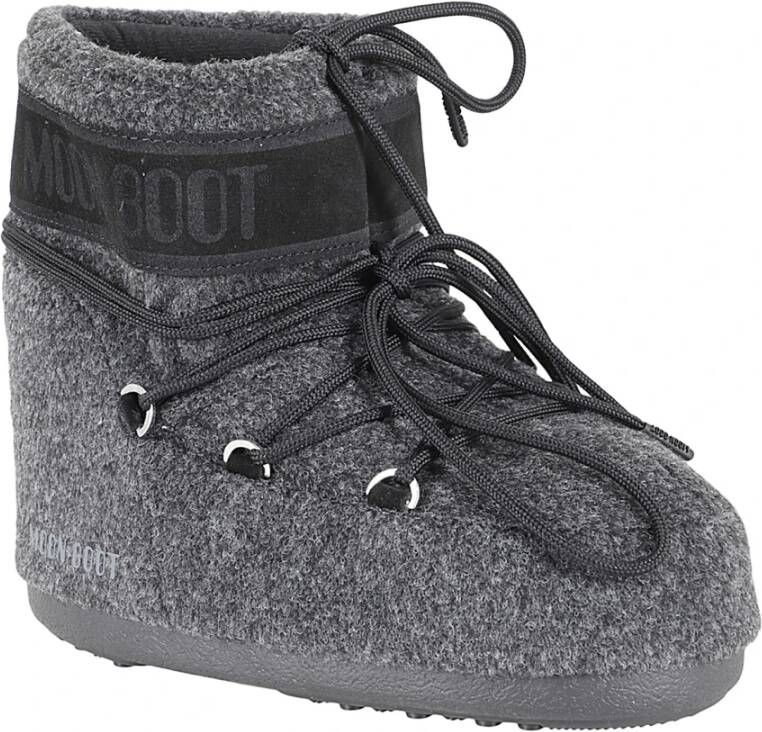 moon boot Lage Vilt Icoon Winterlaarzen Gray Dames