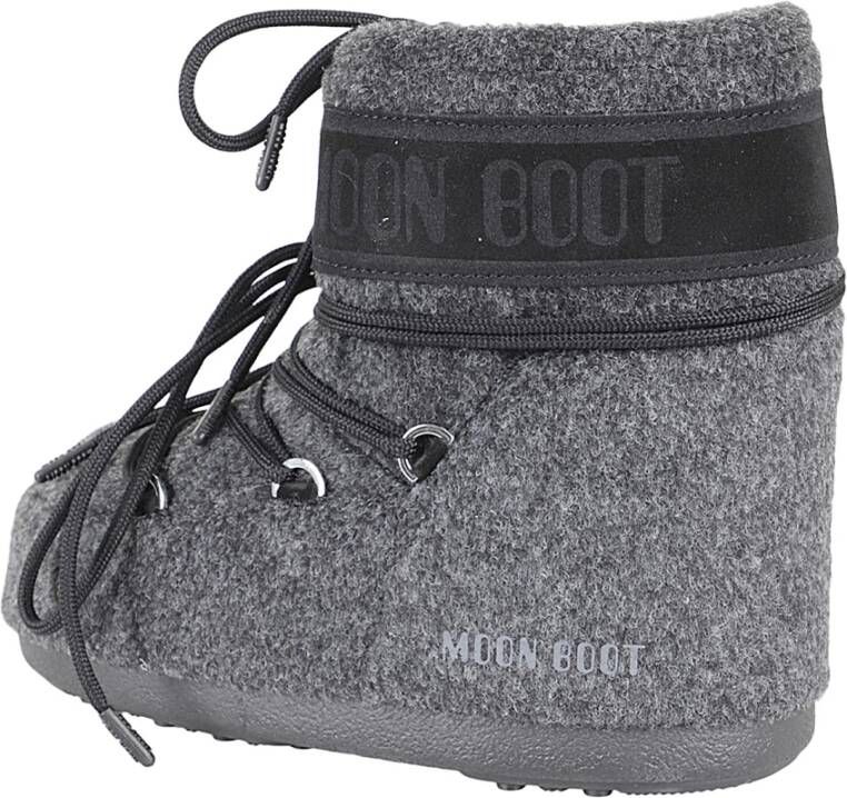 moon boot Lage Vilt Icoon Winterlaarzen Gray Dames