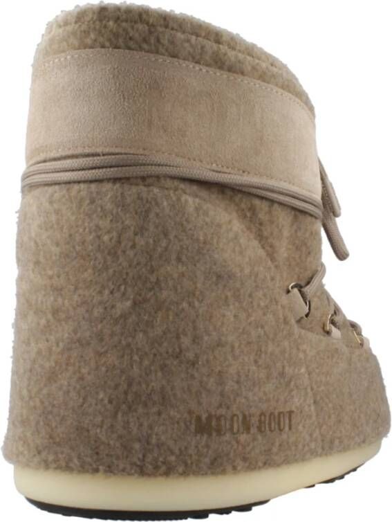 moon boot Lage Vilt Winterlaarzen Brown Heren