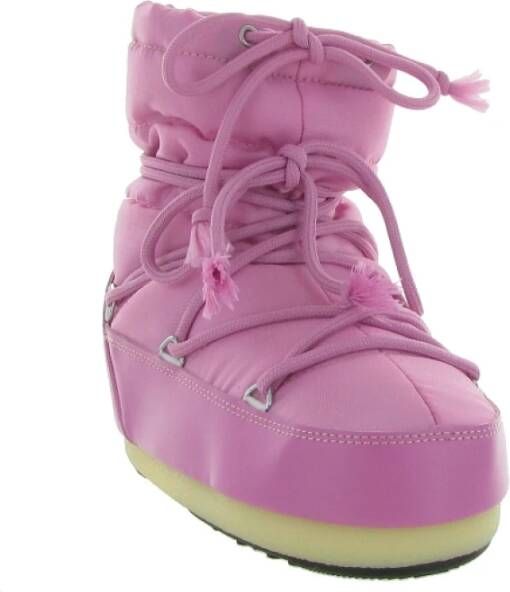 moon boot Licht Laag Nylon Winterlaarzen Pink Dames