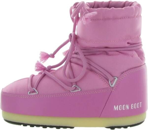 moon boot Licht Laag Nylon Winterlaarzen Pink Dames