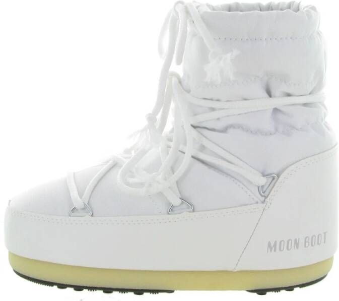 moon boot Licht Laag Nylon Winterlaarzen White Heren