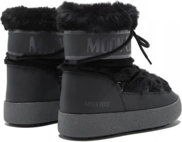 moon boot Ltrack Tube Faux FUR Laars Black Dames