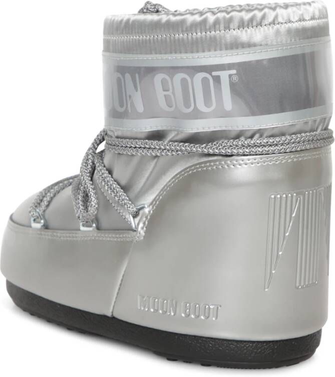 moon boot Metallic Enkellaarzen voor Vrouwen Gray Dames