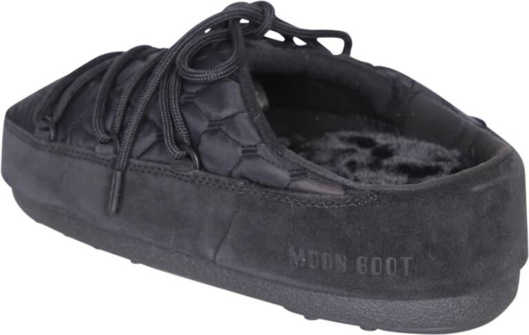 moon boot Mules Black Heren