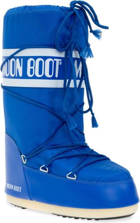 moon boot Nylon sneeuwlaarzen Blauw Dames