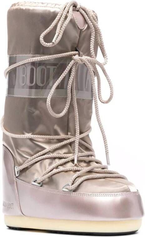 moon boot Pictogram blik laarzen Beige Dames