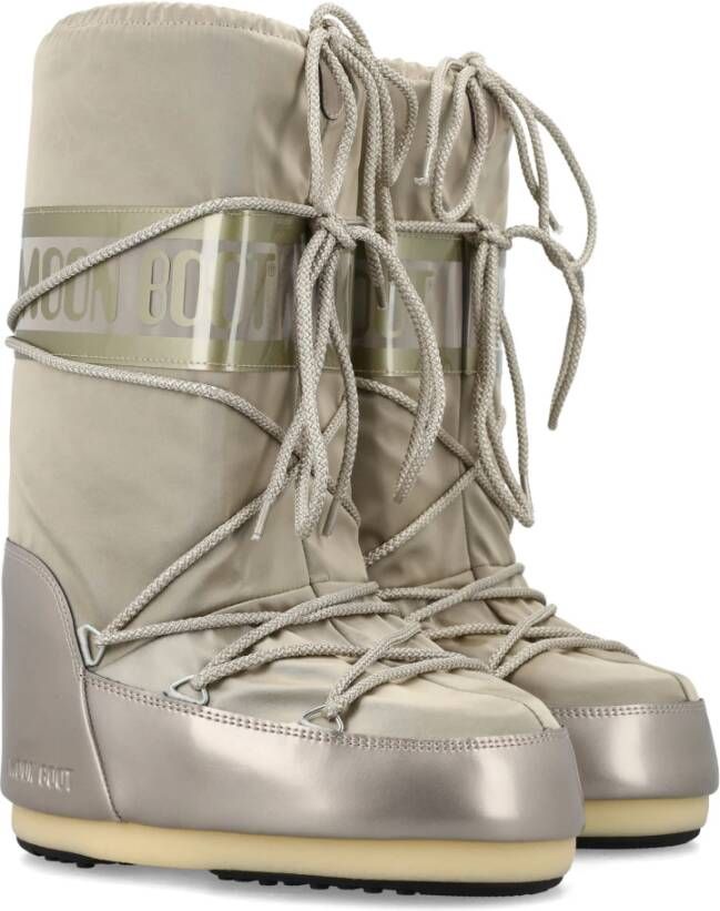 moon boot Platinum Gesloten Laarzen Klassieke Icoon Stijl Gray Dames