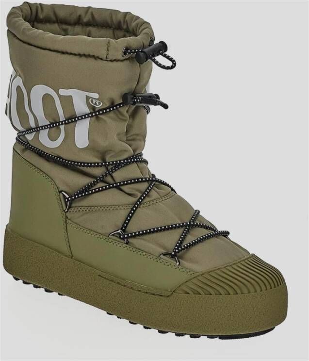 moon boot Polar Nylon Schoen van synthetische stof Green Heren