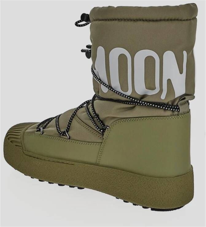 moon boot Polar Nylon Schoen van synthetische stof Green Heren