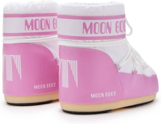 moon boot Icon Low Nylon Boots Pink Dames