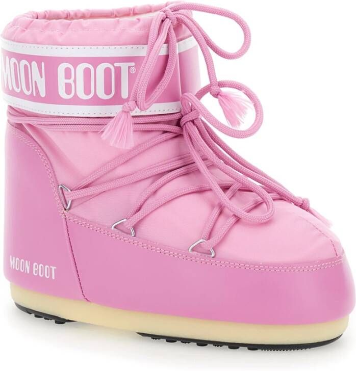 moon boot Roze Icon Low Nylon Winterlaarzen Pink Dames