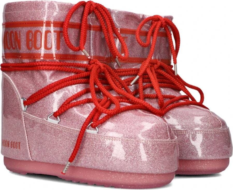 moon boot Roze Rubber Winterlaarzen Pink Dames