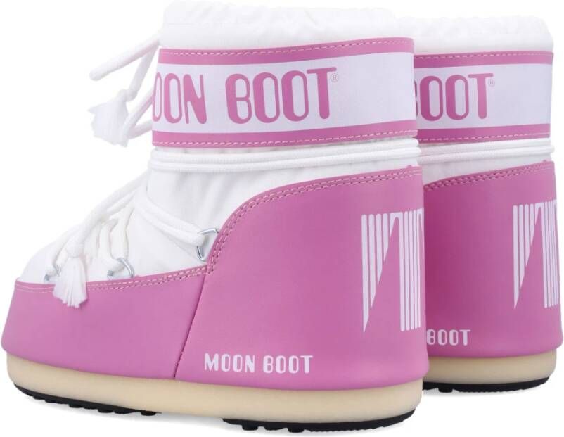 moon boot Roze Witte Gesloten Schoenen Icon Low Pink Dames