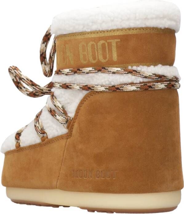 moon boot Schapenvacht Winterlaarzen Waterdicht Brown Dames