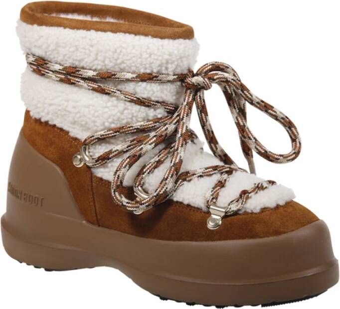 moon boot Shearling Winterlaars Brown Dames