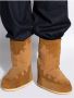 Moon boot Westerse Stijl Suède Geborduurde Laarzen Brown Dames - Thumbnail 10