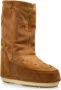 Moon boot Westerse Stijl Suède Geborduurde Laarzen Brown Dames - Thumbnail 12