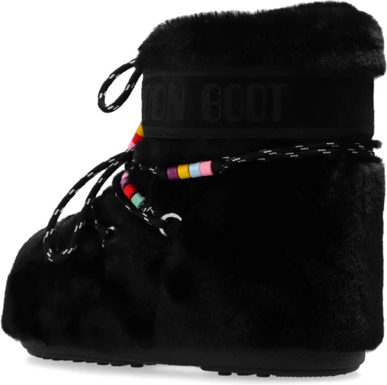 moon boot Sneeuwlaarzen Icon Laag Faux Fur Brood Black Dames